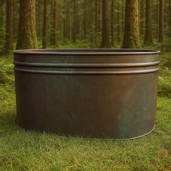 TINO metāla dizaina vanna